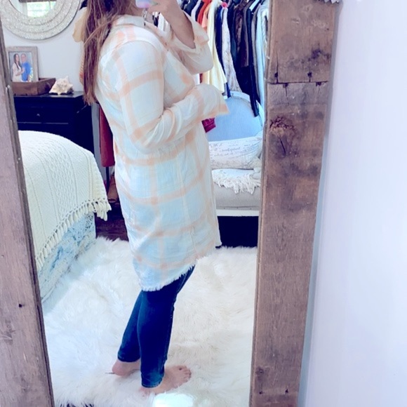 True Craft size large plaid tunic top - Picture 3 of 6